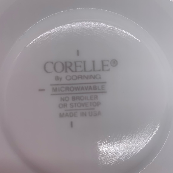 CORELLE CORNINGWARE Cup and Saucers!  Oceanview!  Set of 4! - Picture 6 of 6